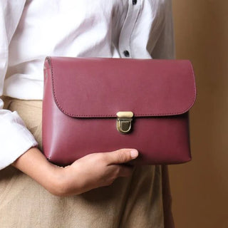 Crossbody Shoulder Sling Bag for Women in Maroon: Sophie