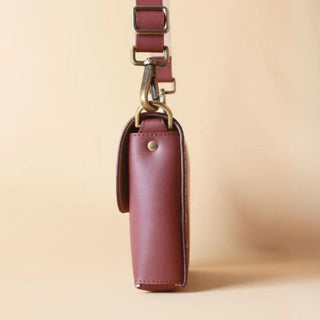 Crossbody Shoulder Sling Bag for Women in Maroon: Sophie