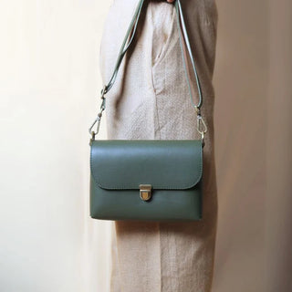 Crossbody Shoulder Sling Bag for Women in Mint Green: Sophie