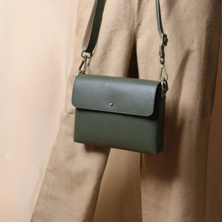 Mint Green Crossbody Shoulder Sling Bag: Zoe