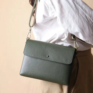 Mint Green Crossbody Shoulder Sling Bag: Zoe