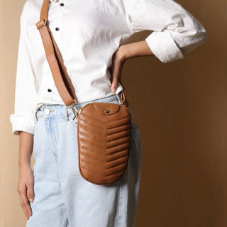 Quilted Shoulder Crossbody Sling Pouch