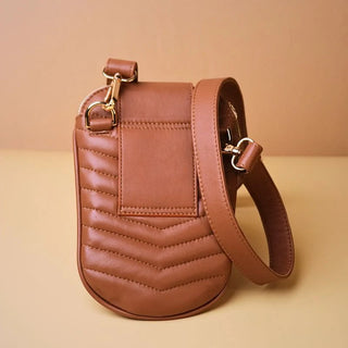 Quilted Shoulder Crossbody Sling Pouch