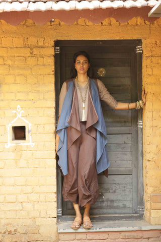 TOFFEE CARAMEL SHORT JACKET SET