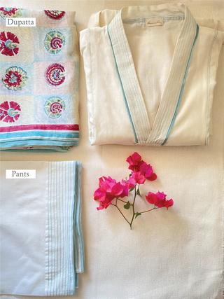 Jada Ivor-  MulChanderi- Semi Stitch Set