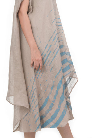 V Stripe kaftan Co-ord