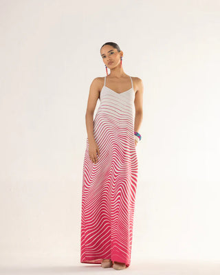 ZEBRA STRAP BACK DRESS