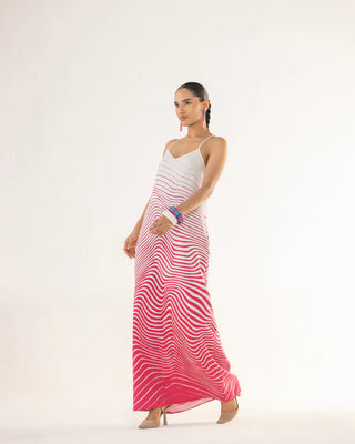 ZEBRA STRAP BACK DRESS
