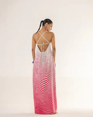 ZEBRA STRAP BACK DRESS