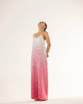 ZEBRA STRAP BACK DRESS